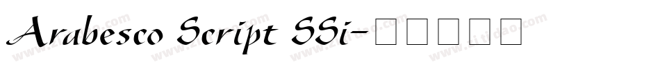 Arabesco Script SSi字体转换